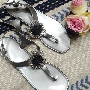 Coach Hilda Sandals in Gray